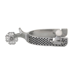 Black Rasp Medium Cup Spurs