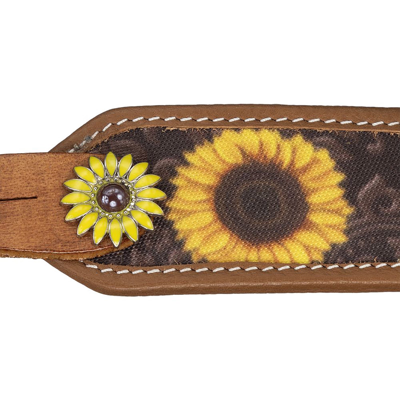 Silver Royal Sunflower Youth Spur Straps