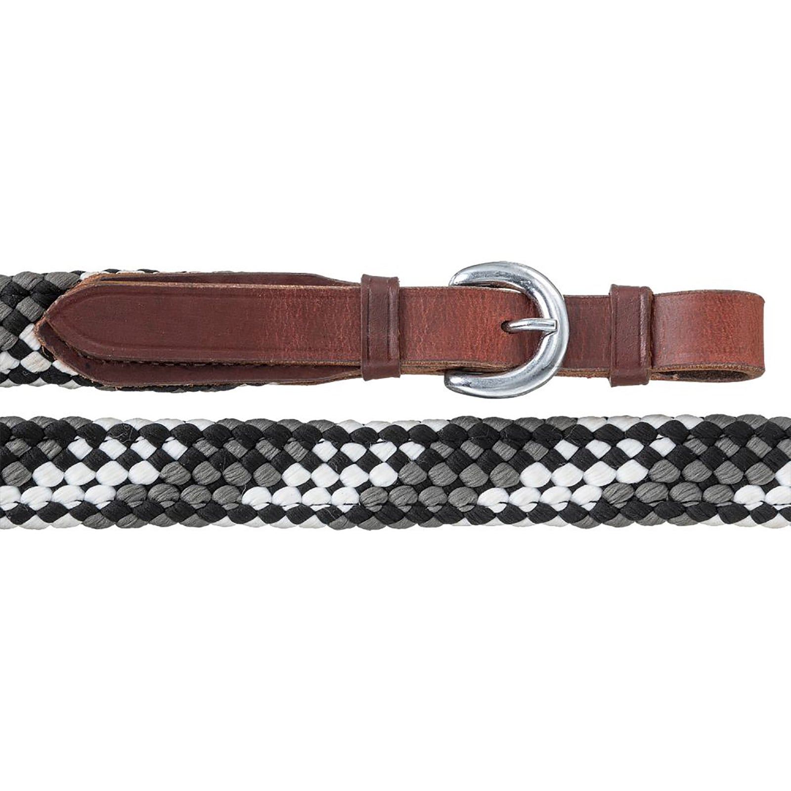 Tough 1 7ft Flat Braided Trail Reins