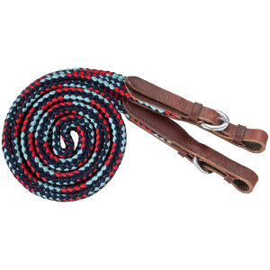 Tough 1 7ft Flat Braided Trail Reins