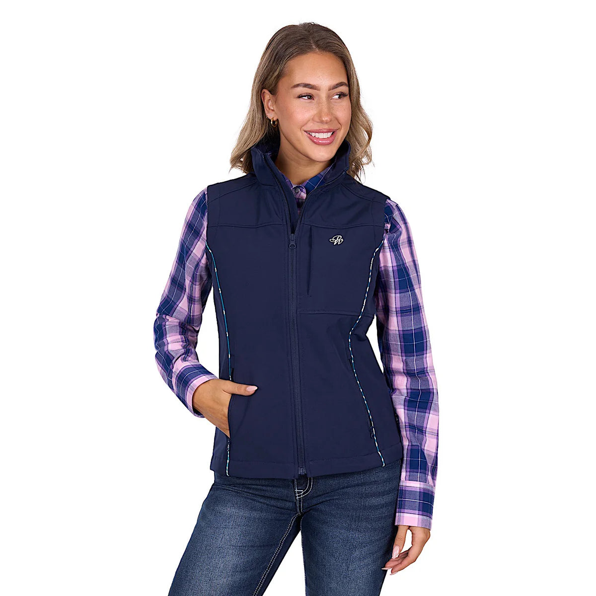 Pure Western Wmns Corine Softshell Vest