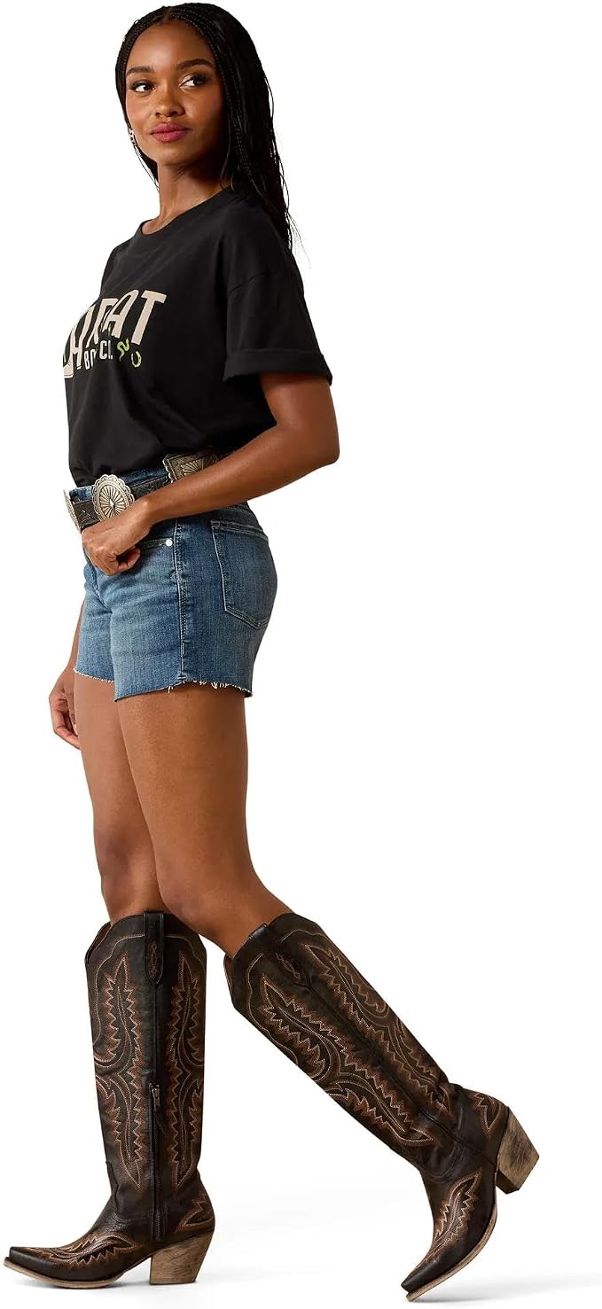 Ariat Wms Perfect Rise Jazmine 5in Shorts Canadian