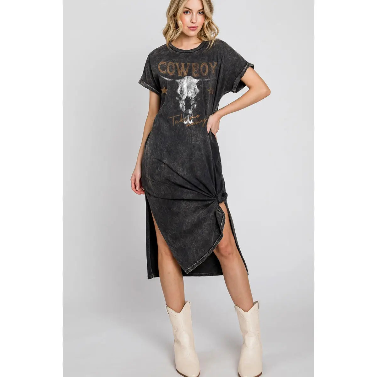 Take Me Away Cowboy Mineral Dress