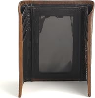Ariat Mns Overlay Embossed Trifold Wallet Medium Brown | Giftware - Wallet | Saddleworld Ipswich