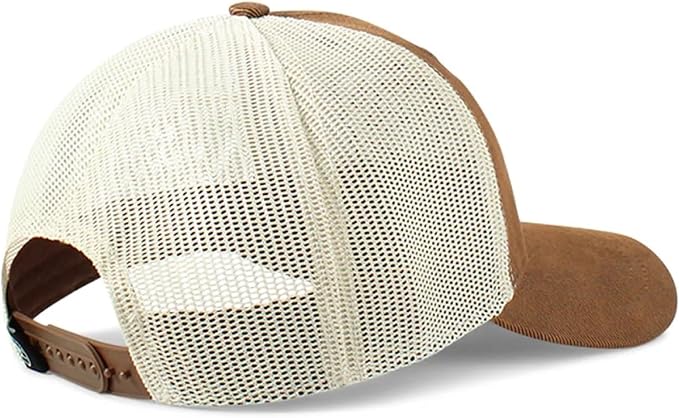 Ariat Wms Cap Snap Back Faux Leather Floral Logo Brown | Country Clothing - Caps | Saddleworld Ipswich