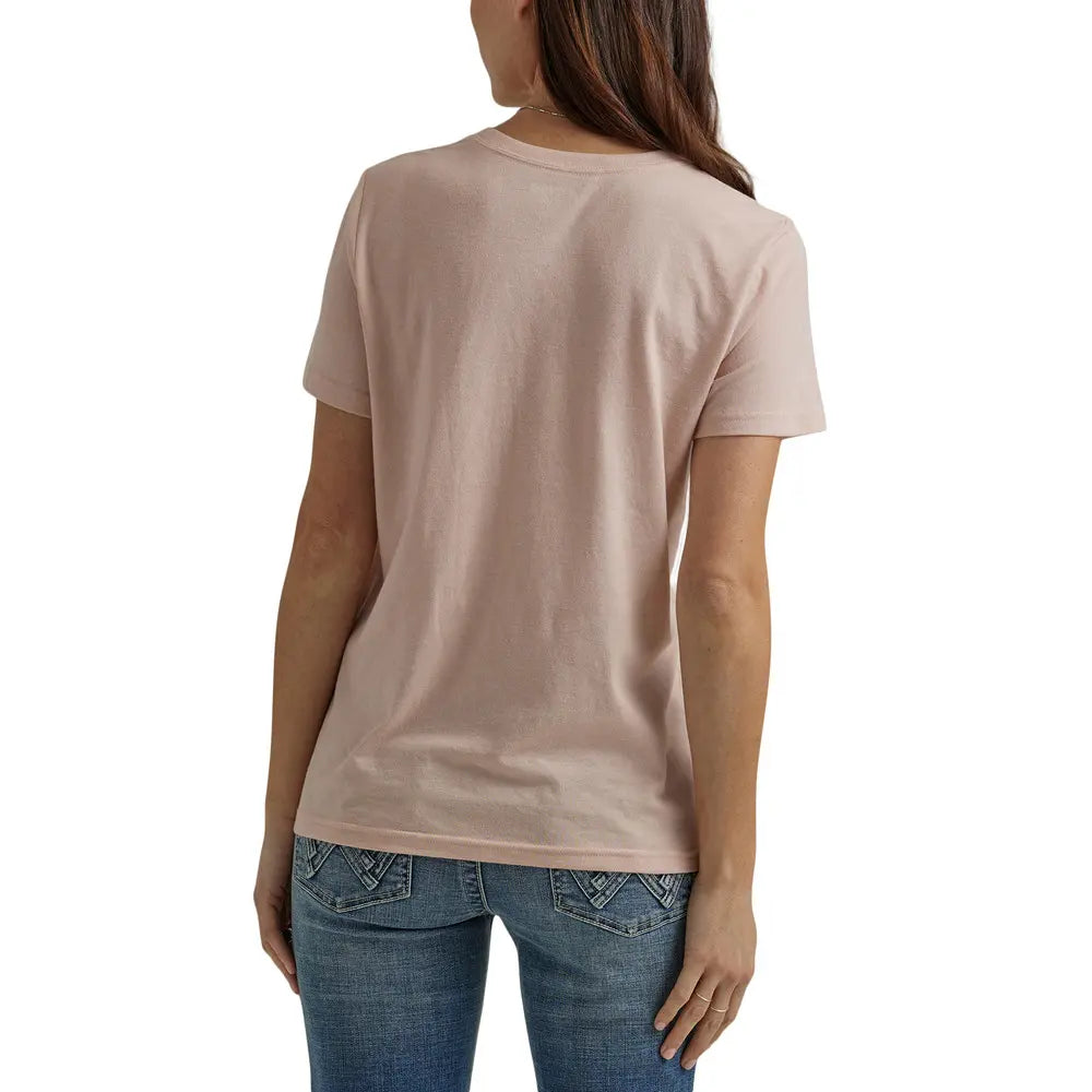 Wrangler Q Wmns Peach Whip SS Tee - EOFY Sale