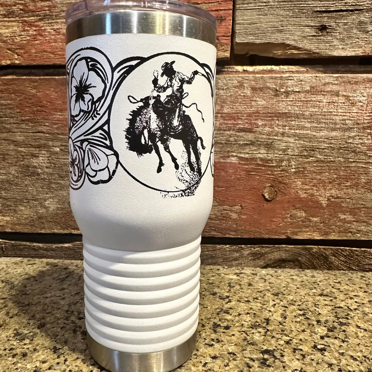 Ranch Bronc 20oz Coffee Mug Cowgirl Rodeo Western