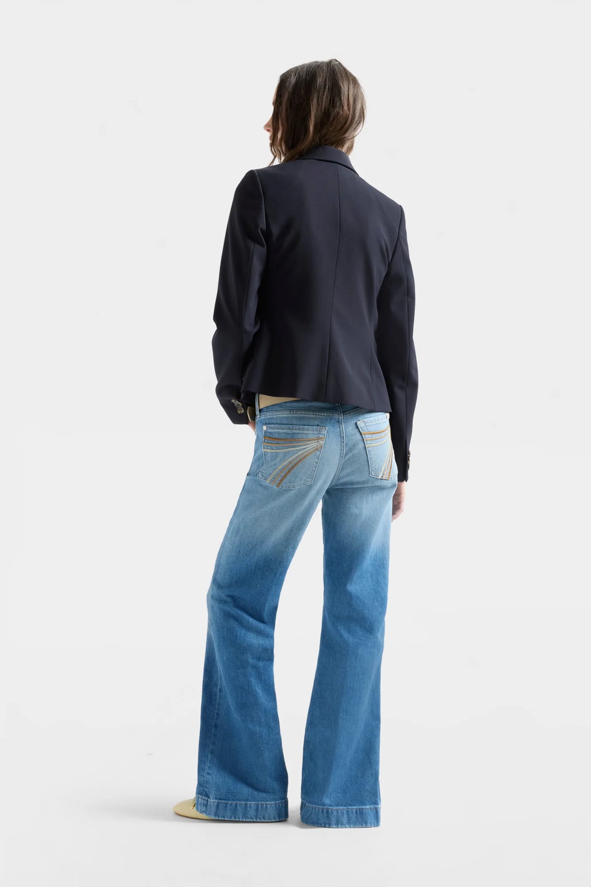 7 for All Mankind Tailorless Dojo - Blue Haze