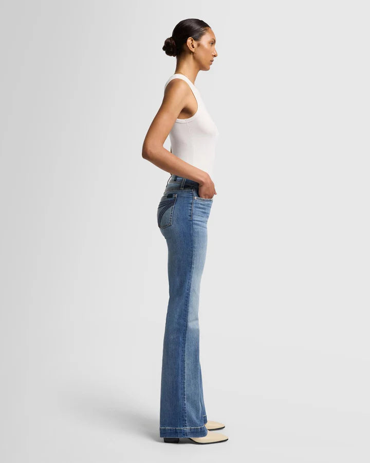 7 for All Mankind Dojo Tailorless - Distress Authentic Light Update