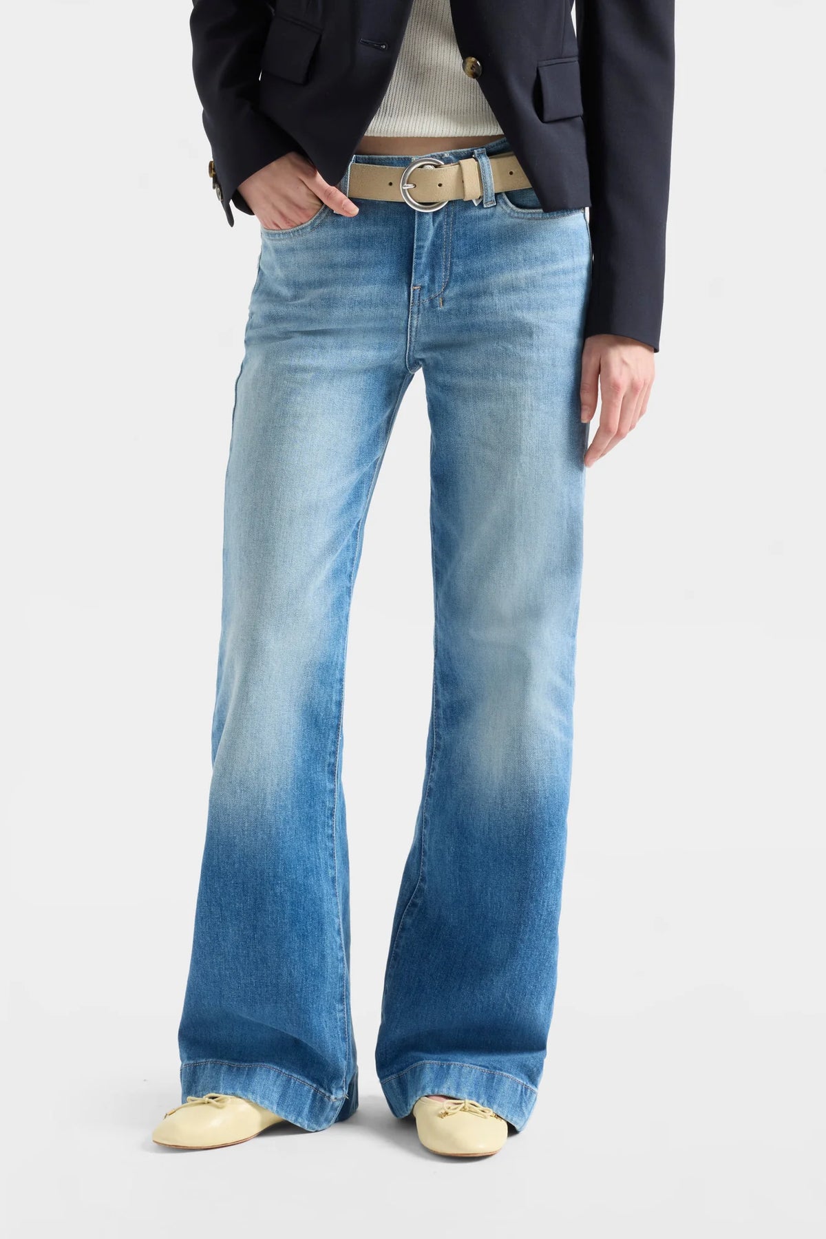 7 for All Mankind Tailorless Dojo - Blue Haze | Country Clothing - Ladies Jeans | Saddleworld Ipswich