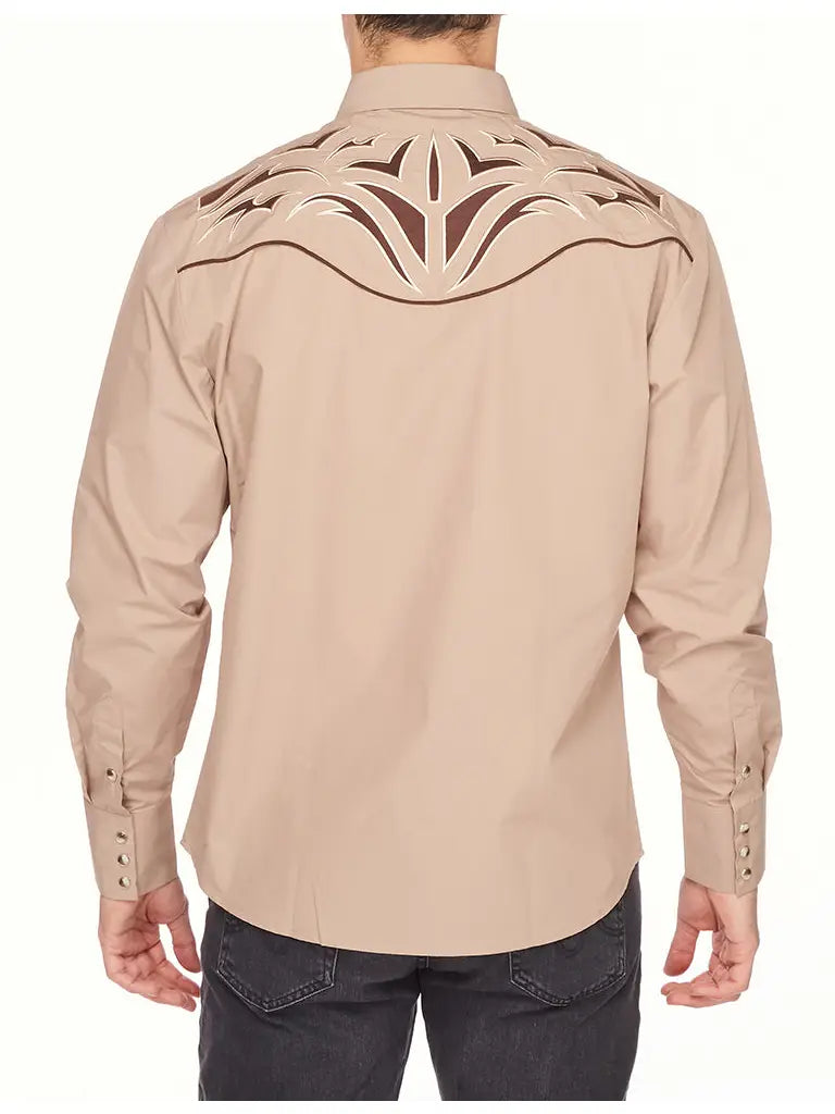 Rodeo Mens Western Embroidered Cowboy Outfit Shirts