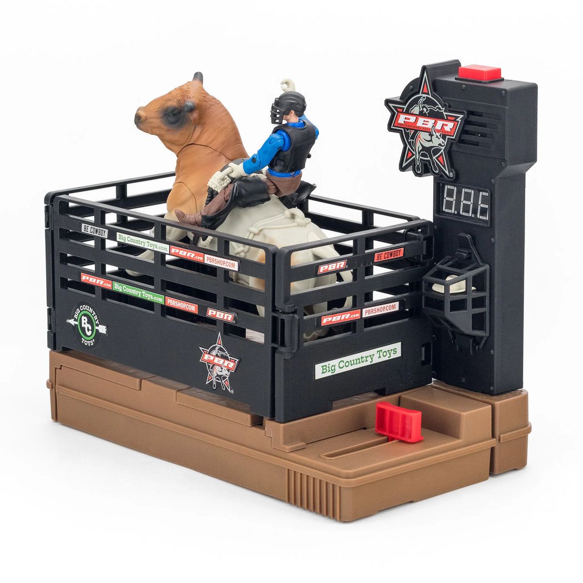 Big Country Toys PBR Bucking Bull and Rider