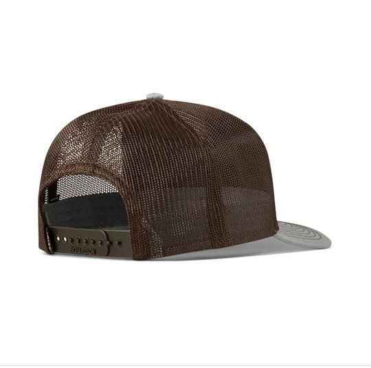 Ariat Mns Shield Logo Mesh Light Grey Snap Back Cap