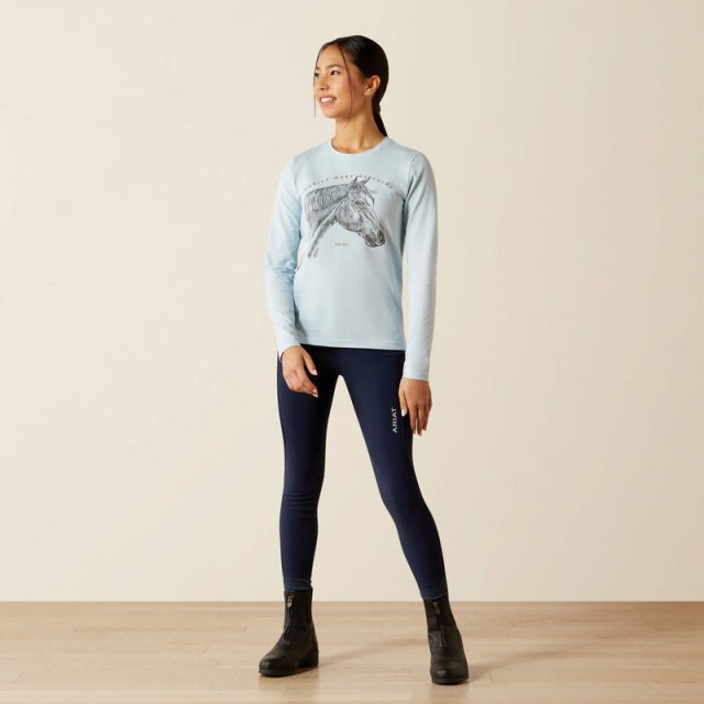 Ariat Gls Happy LS Tee Skyway