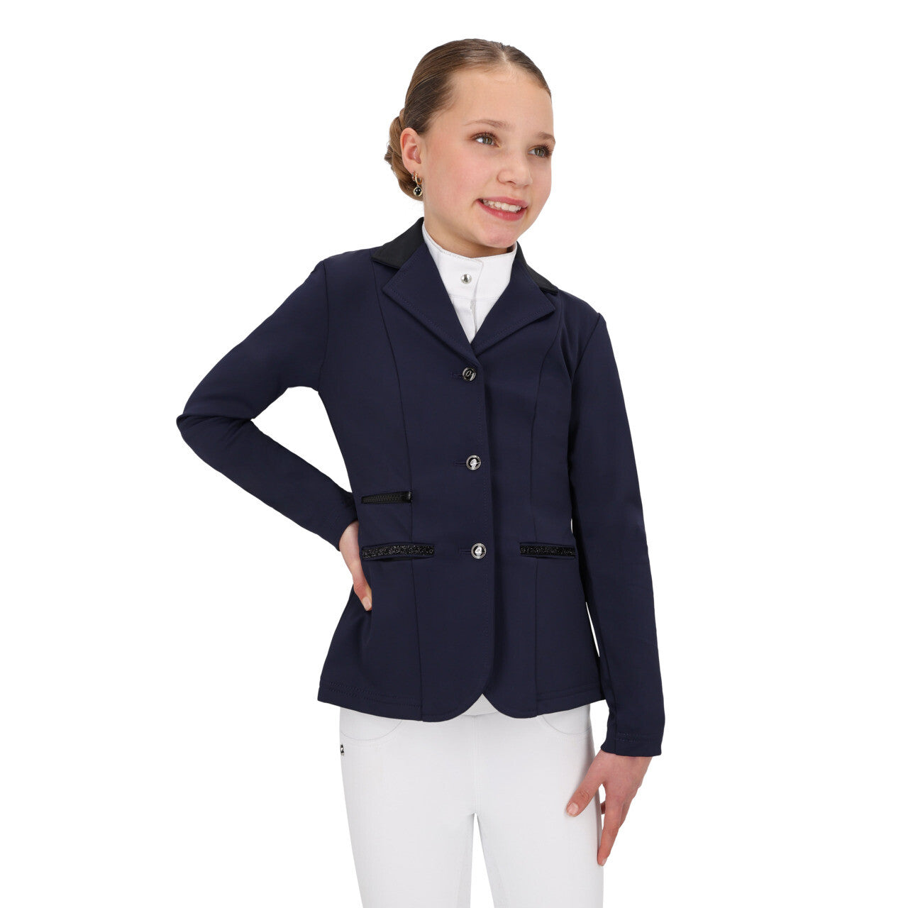 QHP Competition Jacket Juilet Junior Blue
