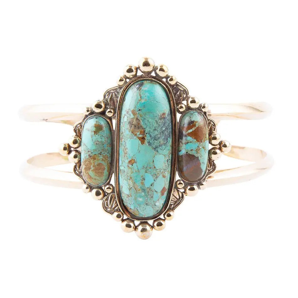 Plateau Turquoise Cuff Bracelet