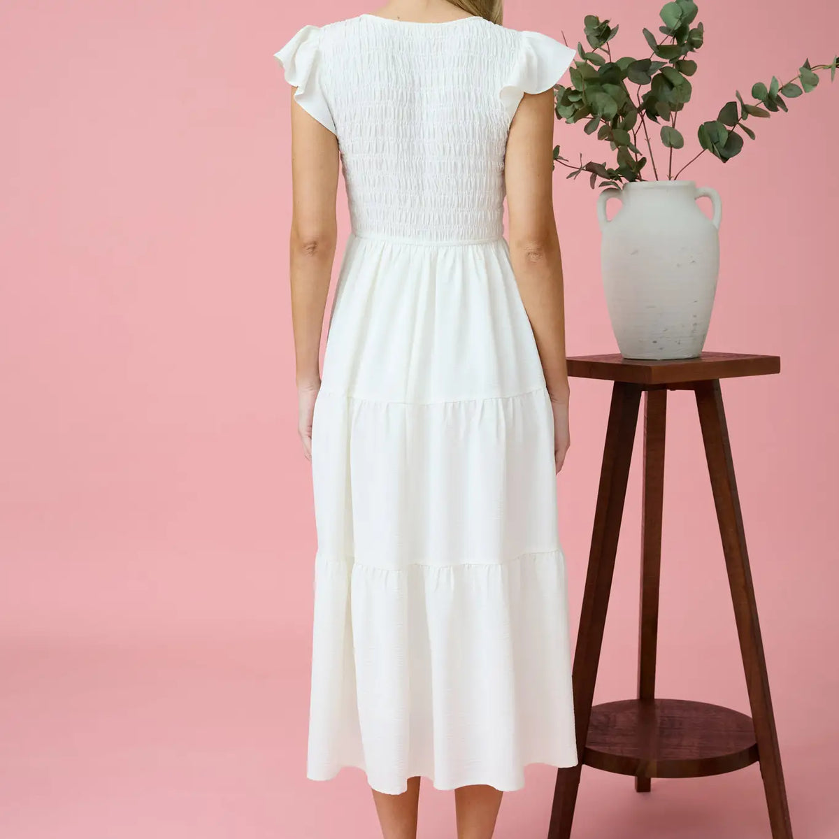 Flutter Sleeve Maxi Dress