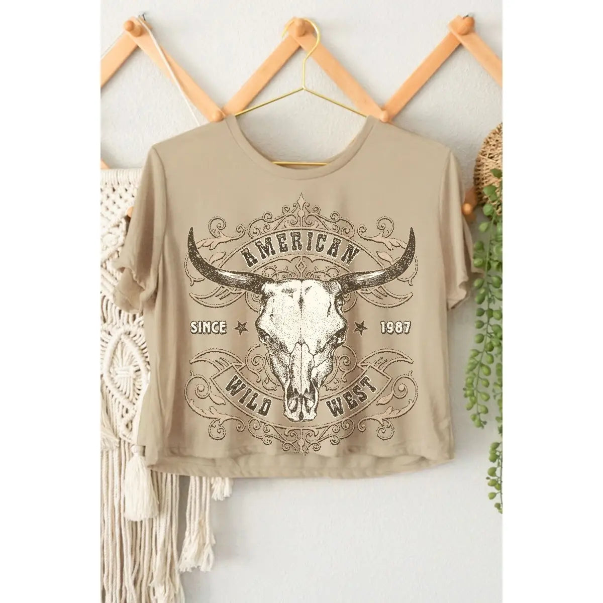 Yeehaw Graphic Crop Top