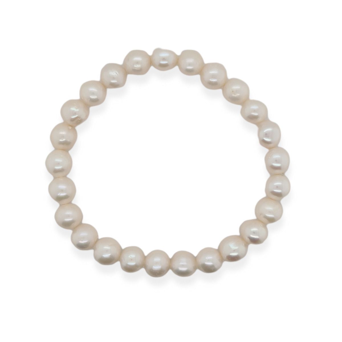 Mountain Creek Jewellery - 8mm Freshwater Stretch Pearl Bracelet