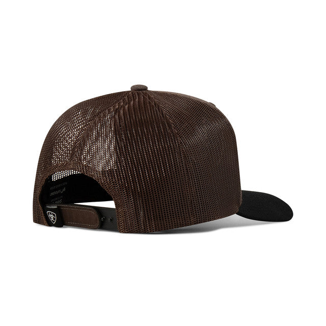 Ariat Mns Made To Last Mesh Brown Snap Back Cap