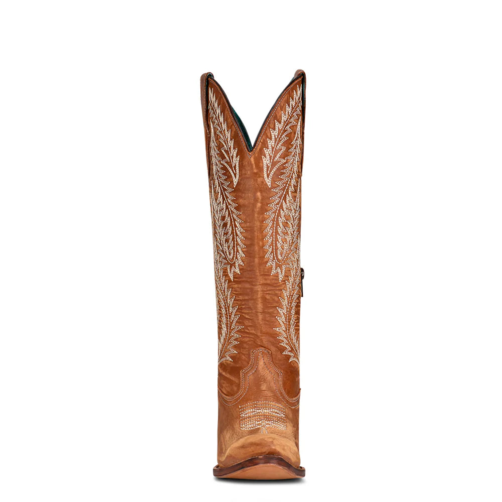 Corral Embroidery Snip Toe Golden