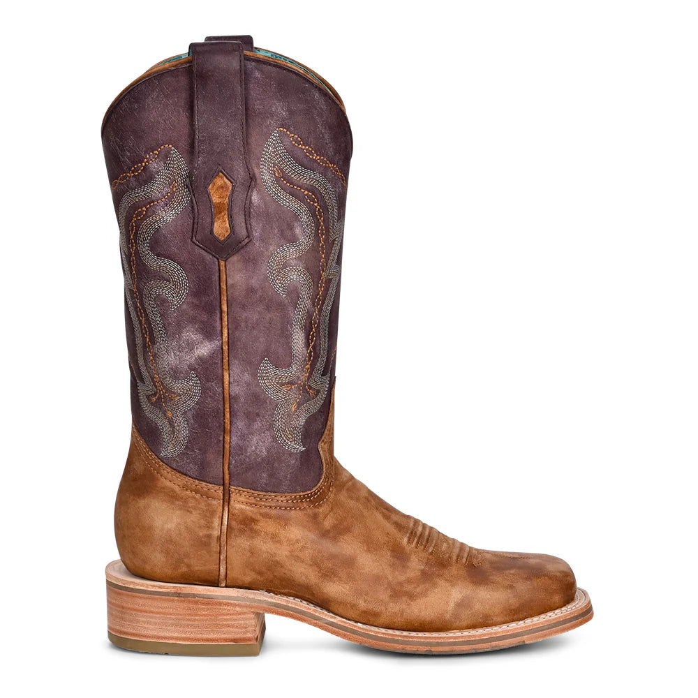 Corral Ladies Rodeo Purple/Sand Boots - Black Friday Sales