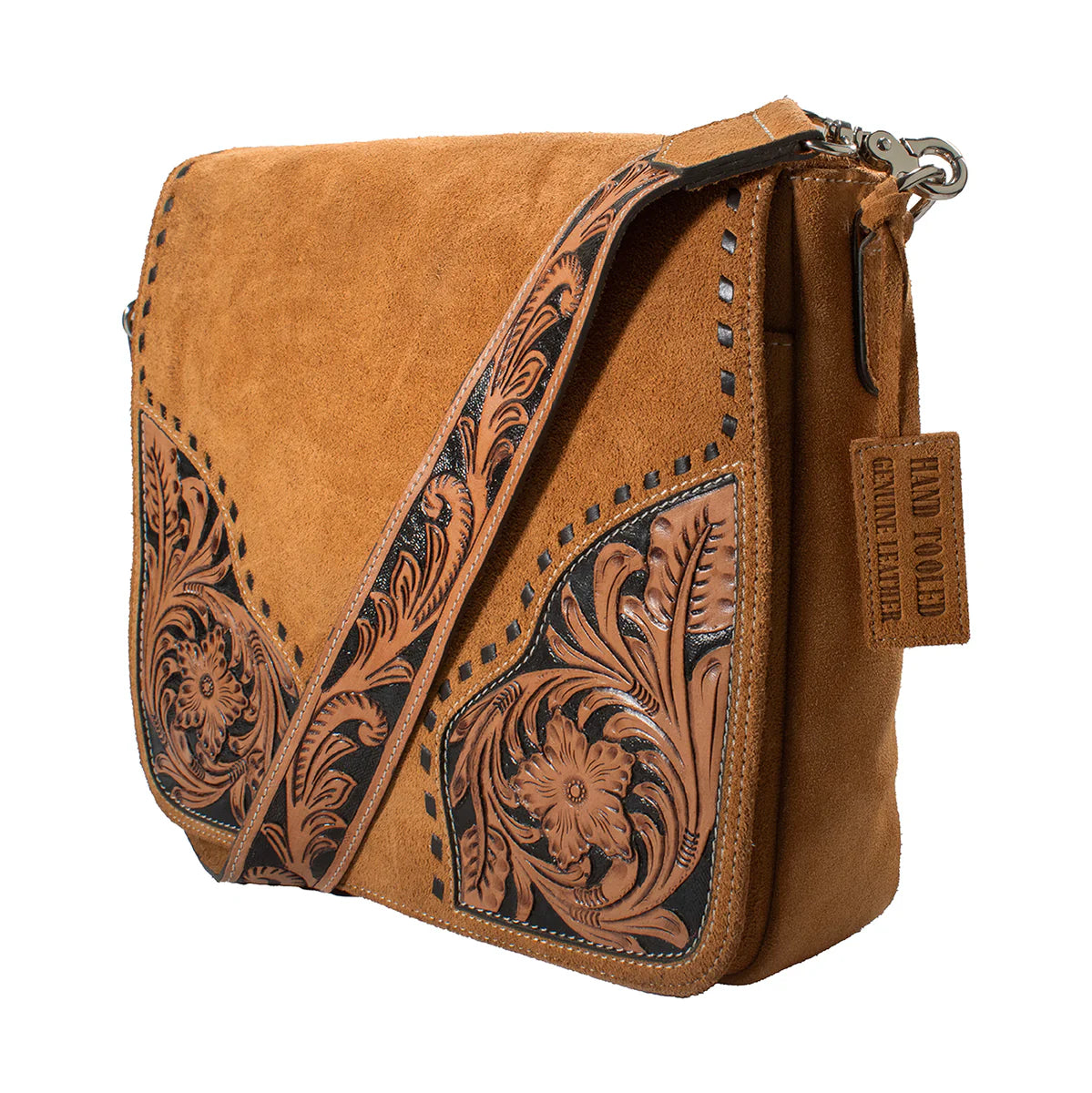 Ariat Sierra Shoulder Bag Roughout Tan