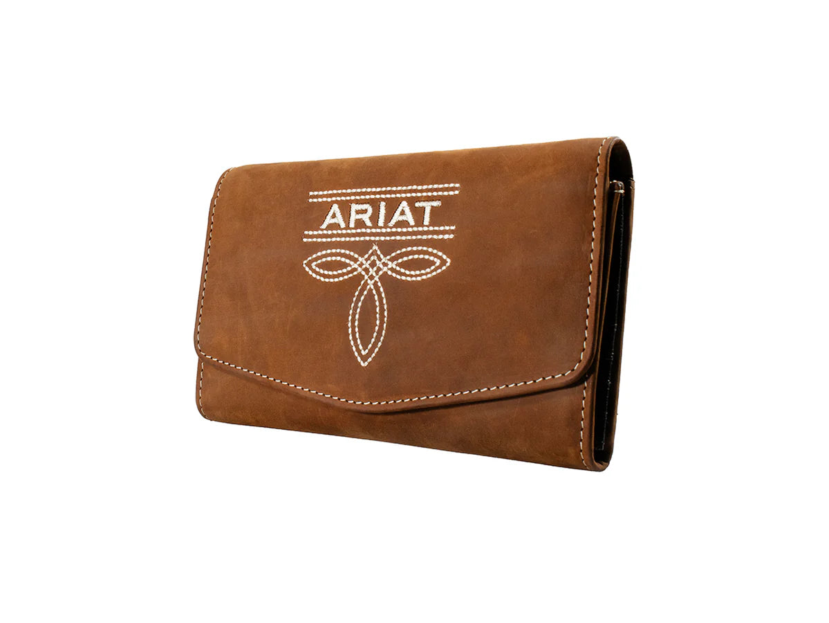 Ariat Lynn Wallet Medium Brown