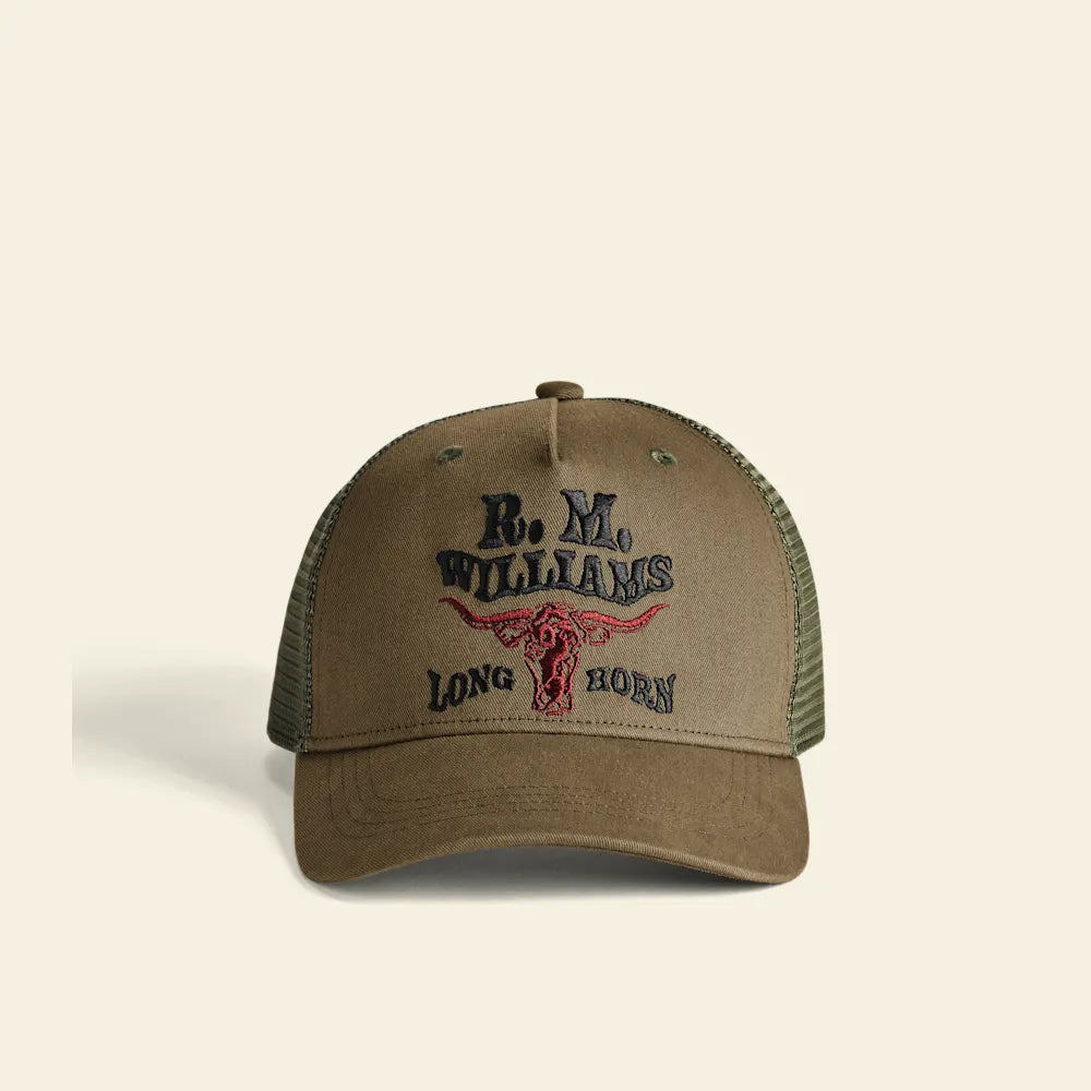 RM Williams Longhorn Trucker Cap