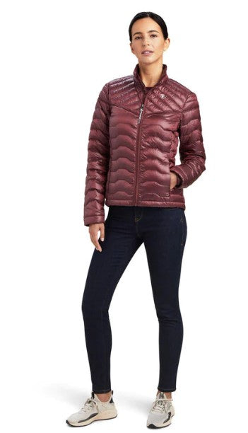 Ariat Wms Ideal Down Jacket Iridescent Wild Ginger - Winter Black Friday Sale