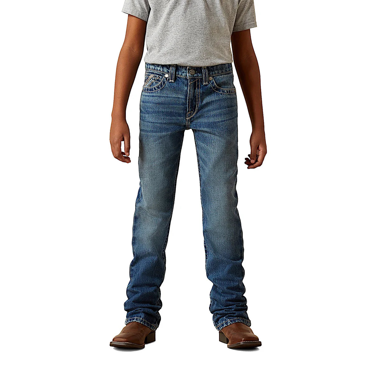 Ariat Bys B5 Straight Lucas Dakota | Country CLothing - CHildrens Clothing | Saddleworld Ipswich