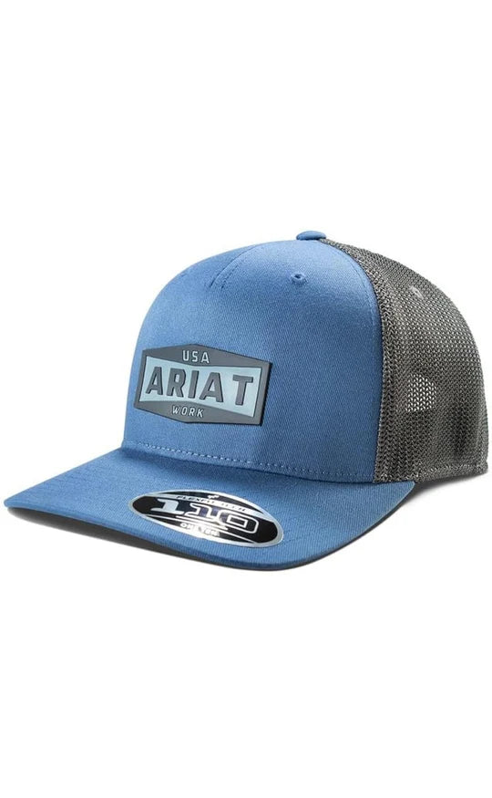 Ariat Cap FF110 Silicone Patch Blue | Country Clothing - Caps | Saddleworld Ipswich