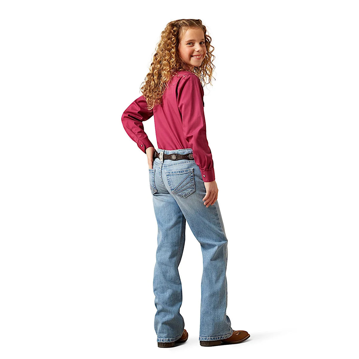 Ariat Gls Boot Cut Aisha Porto | Country Clothing - Childrens Clothing | Saddleworld Ipswich