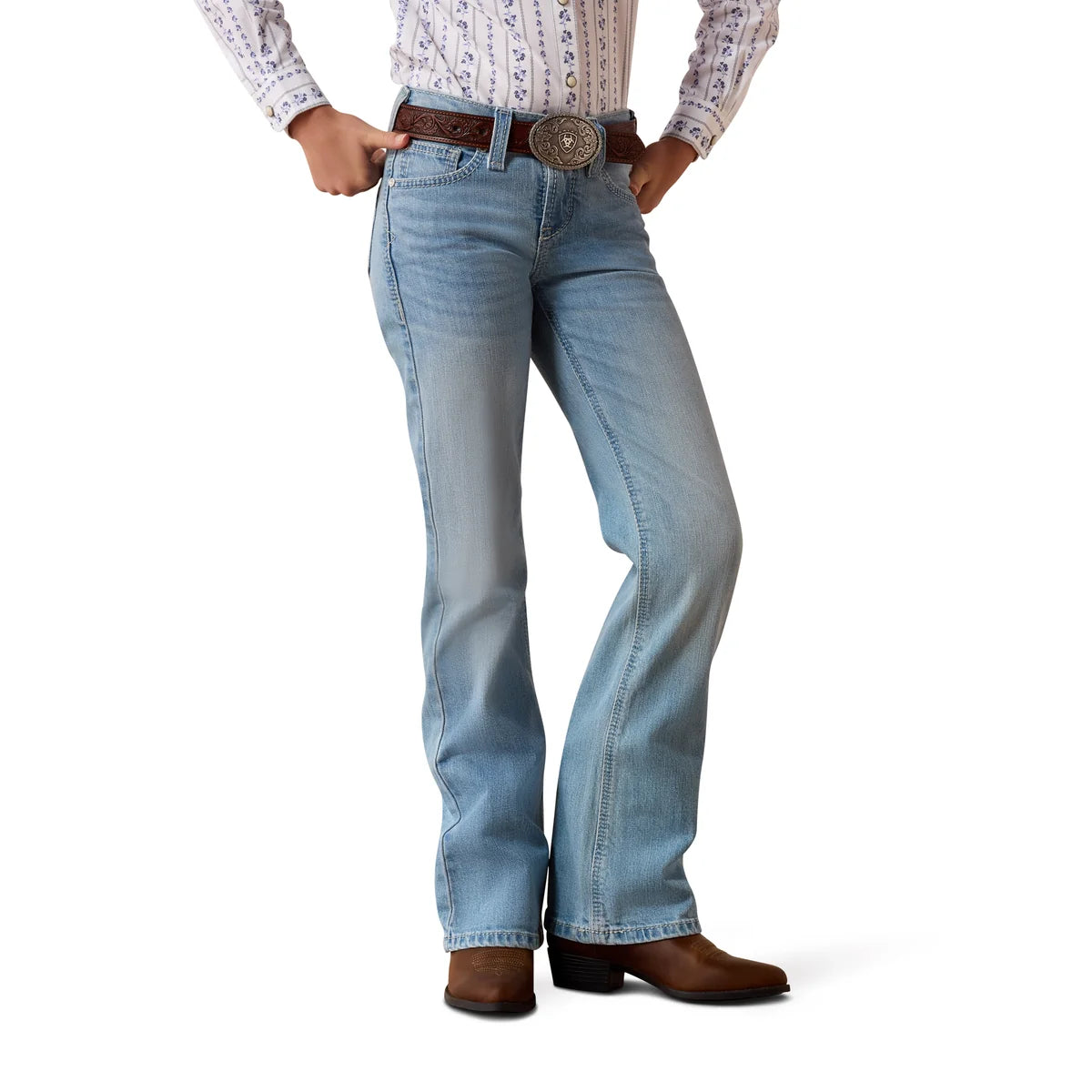Ariat Gls Boot Cut Sherry Porto | Country Clothing - Childrens Clothing | Saddleworld Ipswich