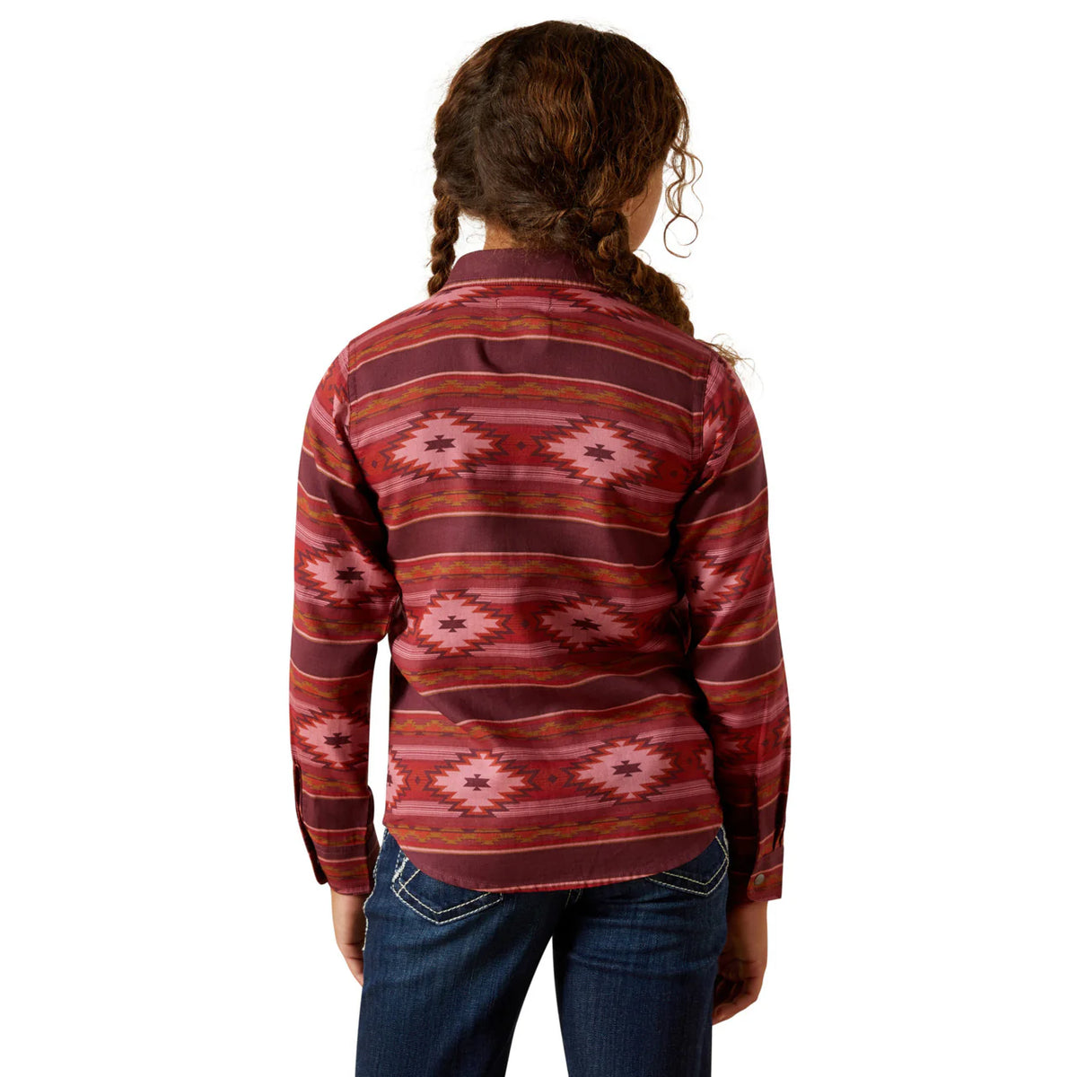 Ariat Gls Jewel Snap LS Shirt Rosa SW | Country Clothing - Ladies Shirt | Saddleworld Ipswich