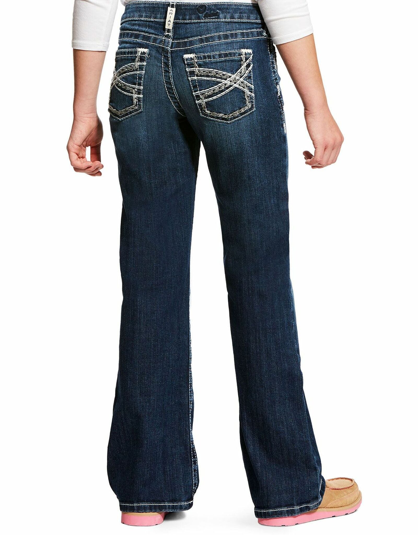 Ariat Gls Real Boot Cut Entwined | Country Clothing - Girls Jeans | Saddleworld Ipswich