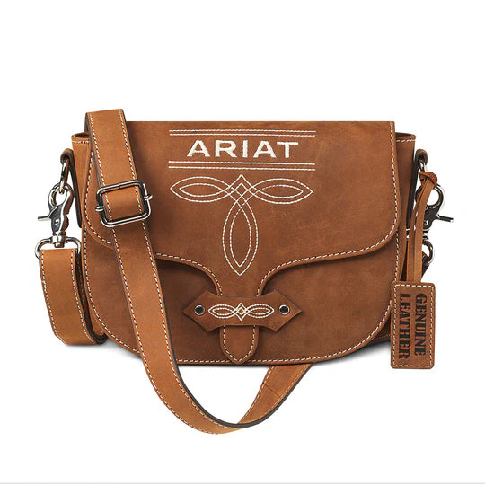 Ariat Lynn Small Crossbody Medium Brown | Giftware - Handbag | Saddleworld Ipswich