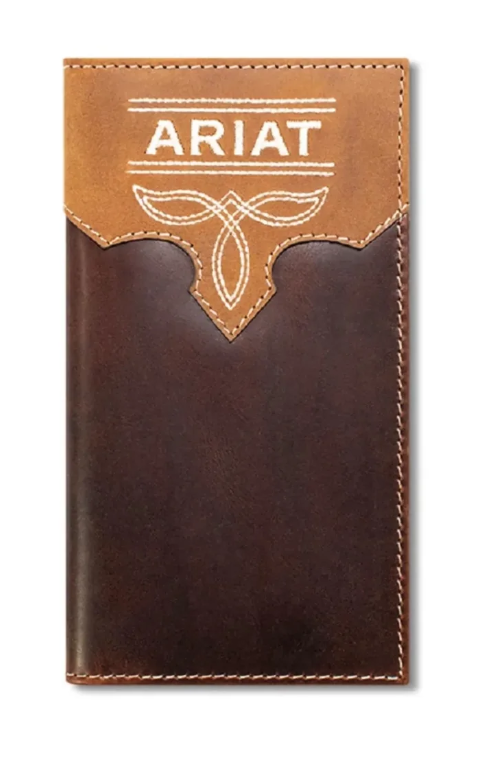 Ariat Mns Boot Stitch Rodeo Wallet Brown | Giftware - Wallet | Saddleworld Ipswich