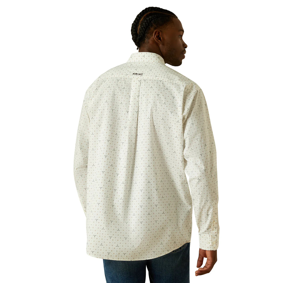 Ariat Mns Buster Classic Fit Shirt White