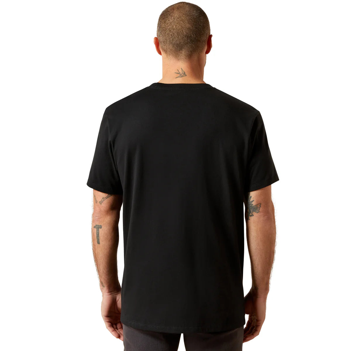 Ariat Mns Freedom Flag SS Tee Black | Country Clothing - Mens T Shirt | Saddleworld Ipswich