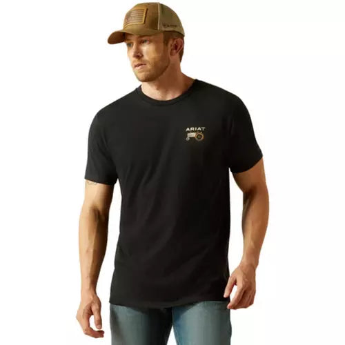 Ariat Mns Gramps Tractor SS Tee Black