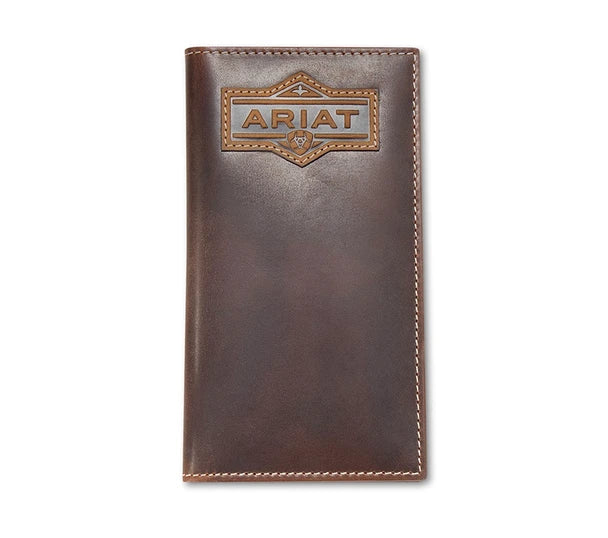Ariat Mns Patch Rodeo Wallet Brown | Giftware - Wallet | Saddleworld Ipswich
