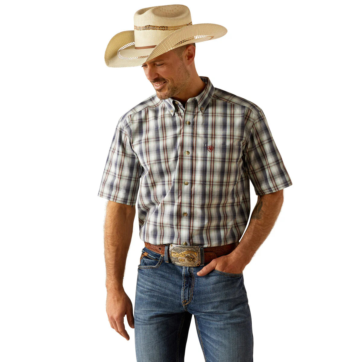 Ariat Mns Pro Series Cruz Classic Fit SS | Country Clothing - Mens Shirt | Saddleworld Ipswich