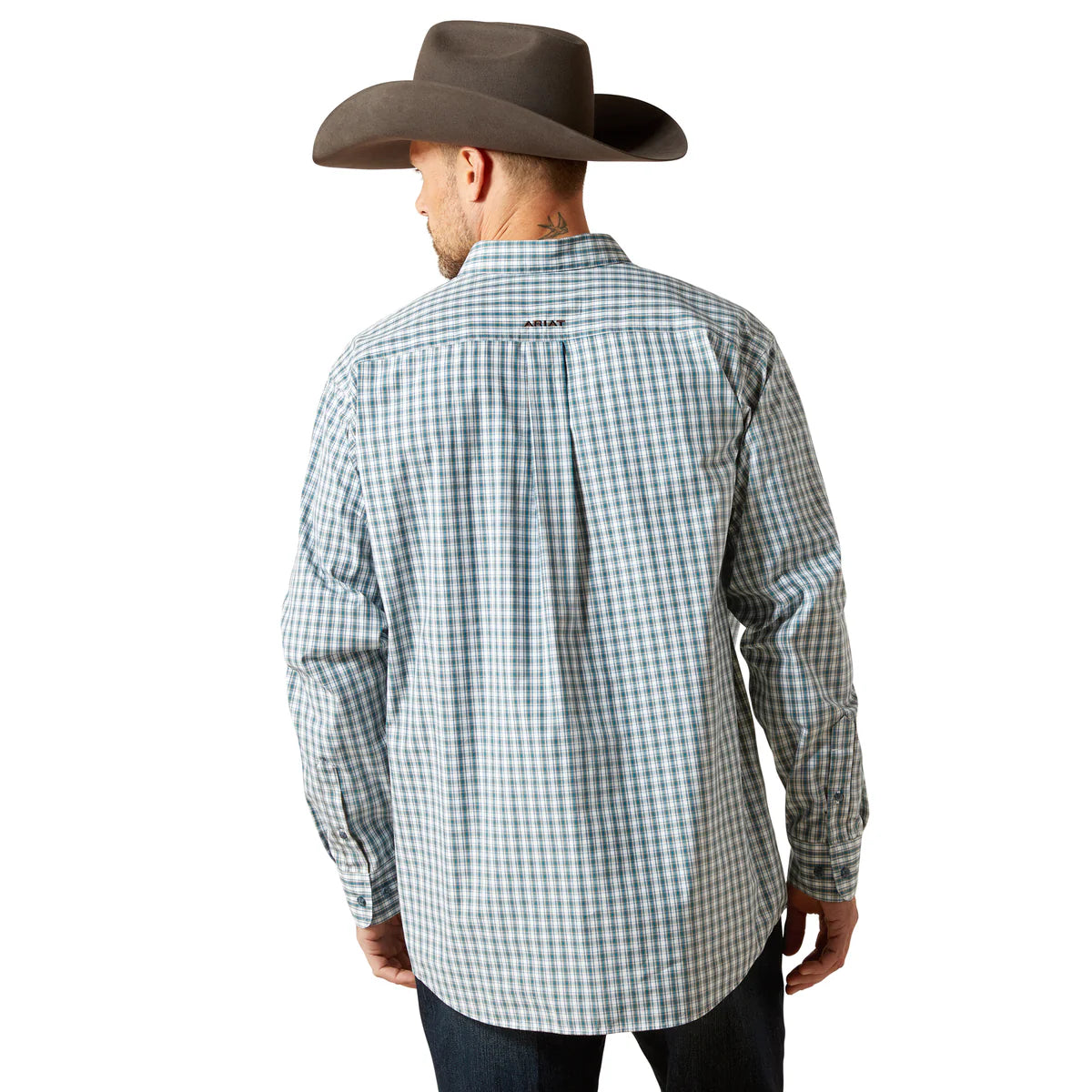 Ariat Mns Pro Series Townes LS Shirt Dark Teal