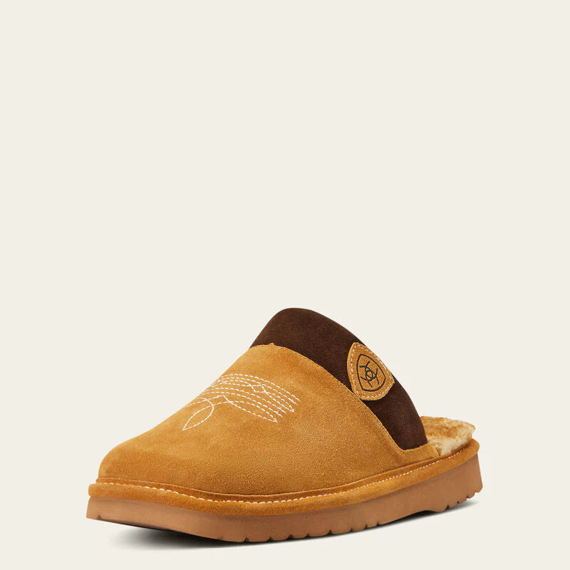 Ariat Mns Silversmith Square Toe Slipper Chestnut with Chocolate | Boot - Ariat Men | Saddleworld Ipswich
