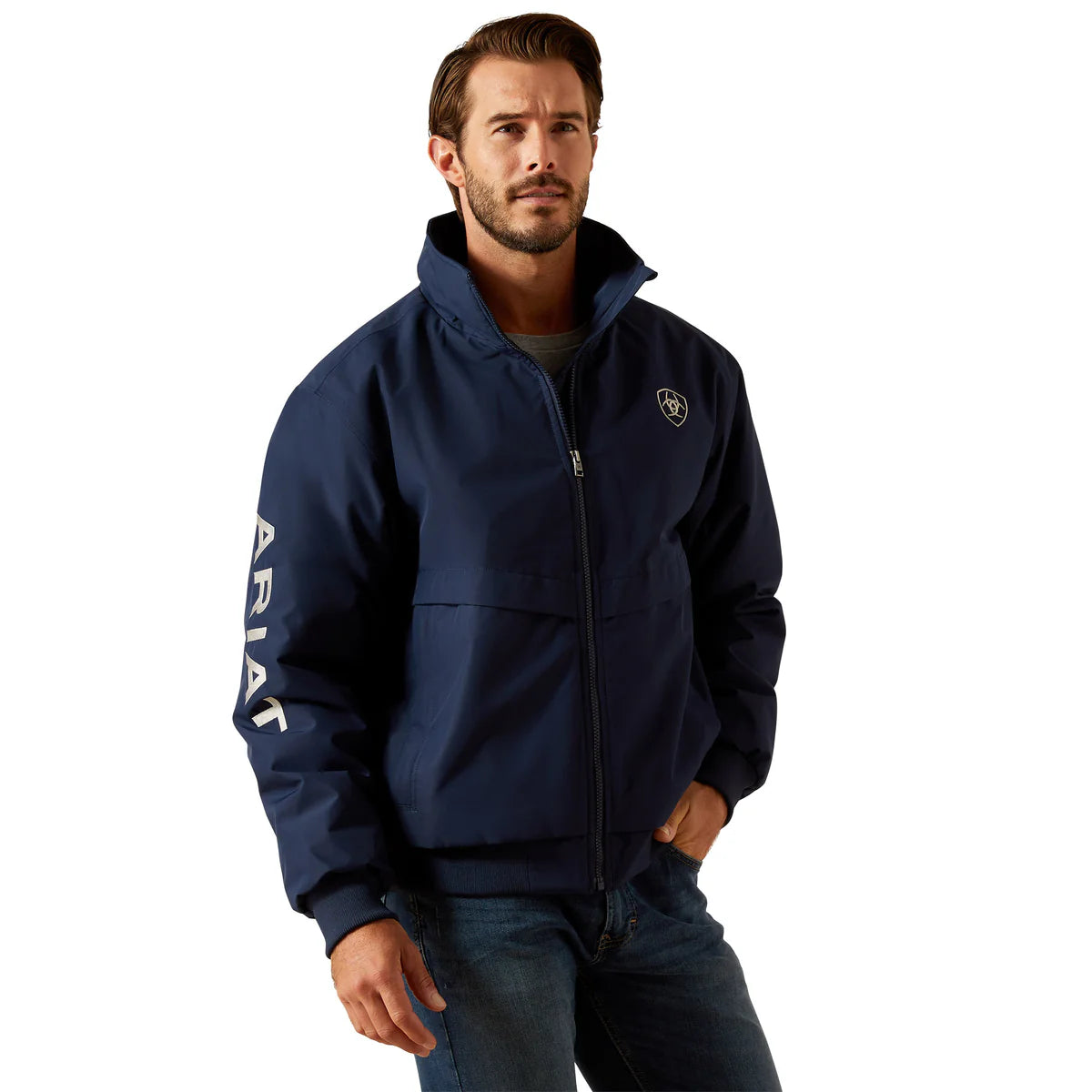Ariat Mns Stable 2.0 Insulated Jacket Navy | Country Clothing - Mens Winter | Saddleworld Ipswich