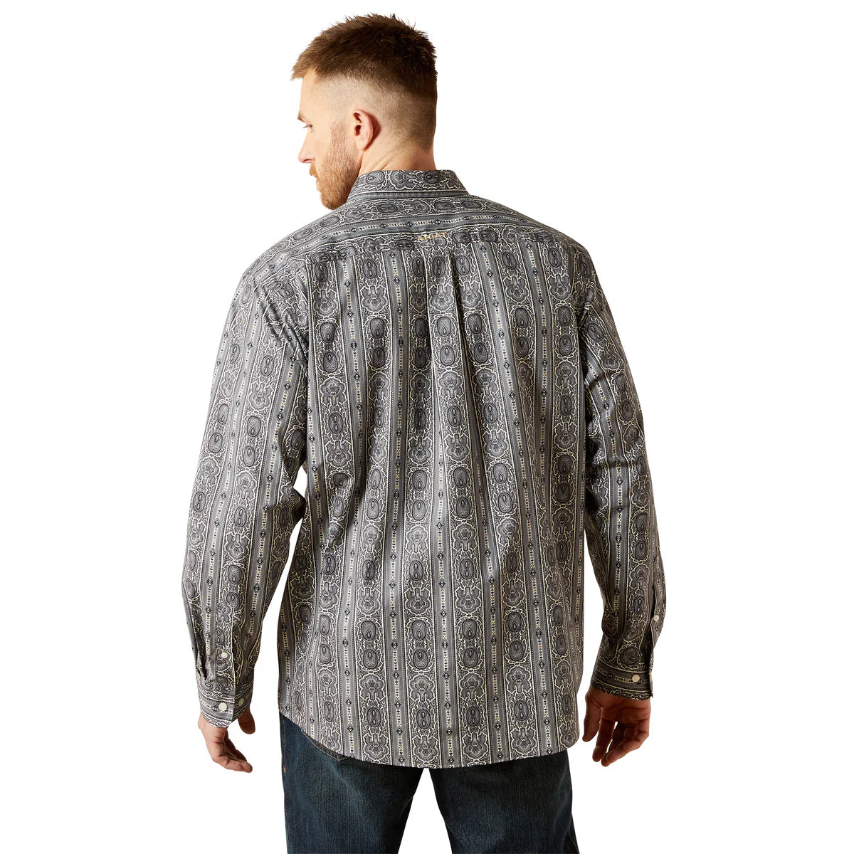 Ariat Mns Tatum LS Shirt Grey