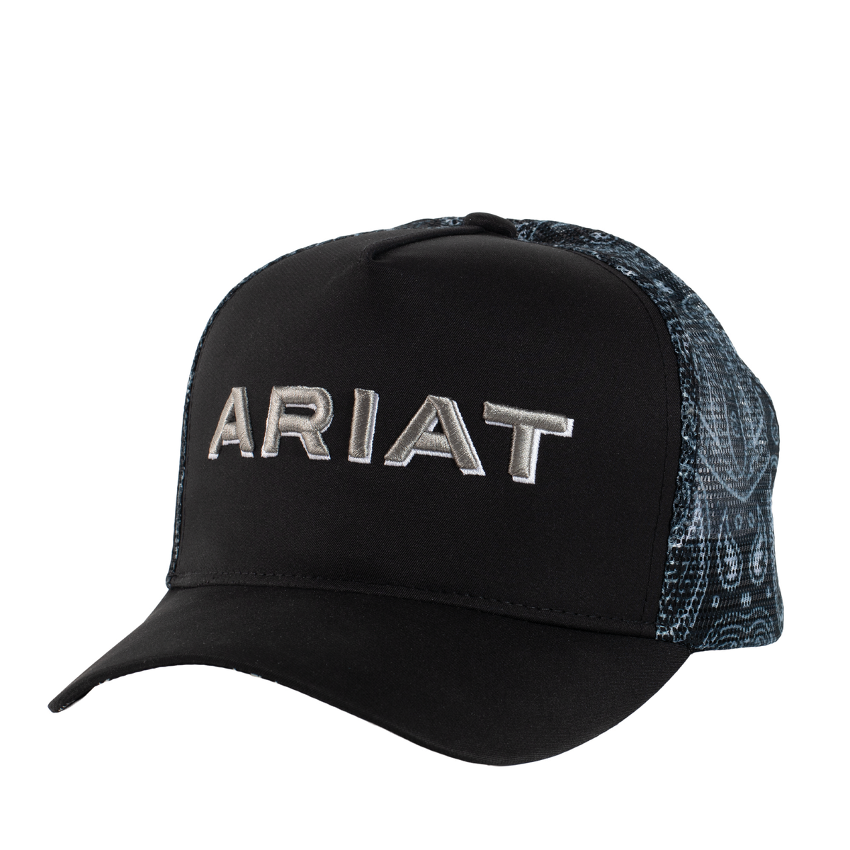 Ariat Paisley Trucker Cap Black | Country Clothing - Caps |Saddleworld Ipswich