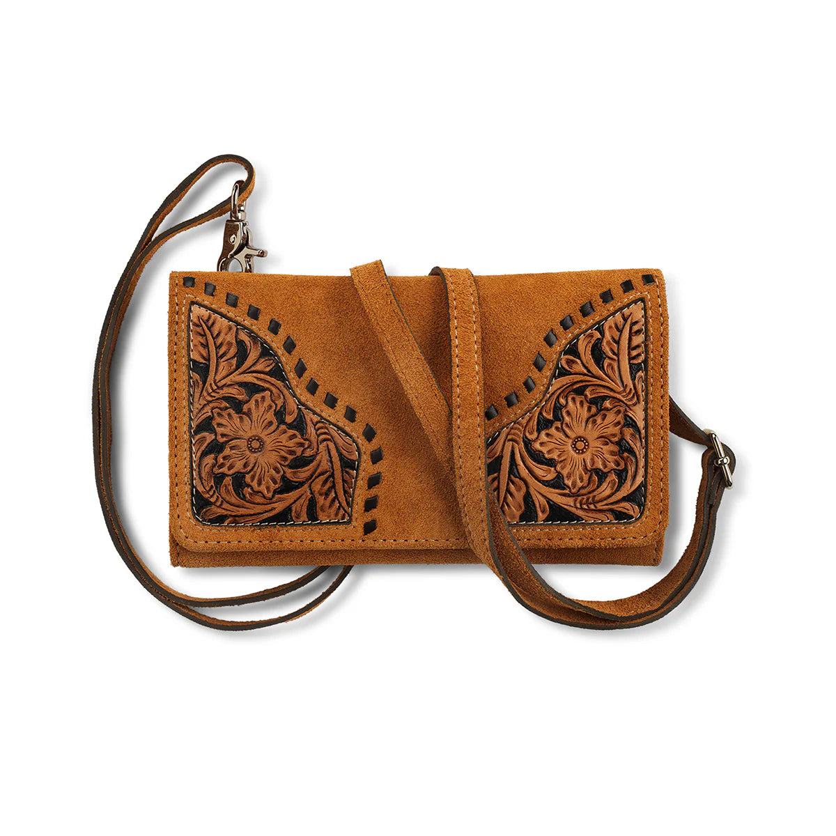 Ariat Sierra Crossbody Clutch Roughout Tan | Giftware - Handbag | Saddleworld Ipswich