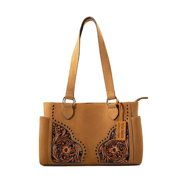 Ariat Sierra Satchel Roughout Tan | Giftware - Handbag | Saddleworld Ipswich